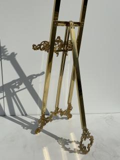  Mastercraft Rococo Style Brass Floor Easel - 769695