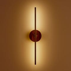  Matlight Milano Bespoke Elite Stick wall sconce in polished brass and tiger eye - 3912502