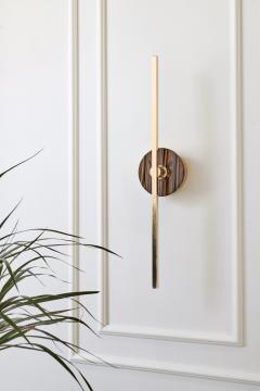  Matlight Milano Bespoke Elite Stick wall sconce in polished brass and tiger eye - 3912503