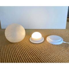  Matlight Milano Bespoke Italian Minimalist White Alabaster Moon Wireless Round Table Desk Lamp - 1761176