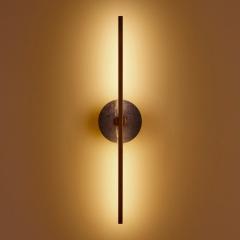  Matlight Milano Bespoke Italian wall sconce Elite Stick in polished brass and Sodalite - 3912696