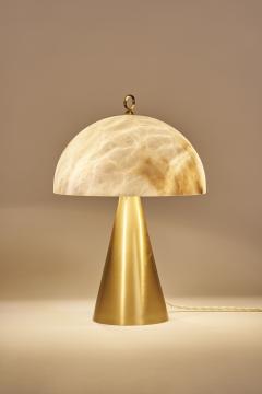  Matlight Milano Contemporary Italian Table Lamp Funghetto Alabaster and brass - 3290288