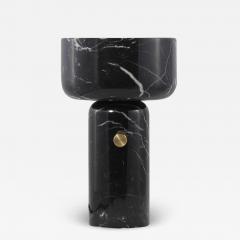  Matlight Milano E Elizarova for Matlight Italian Andromeda Black Marble Grand Cup Table Lamp - 1703132