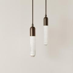  Matlight Milano Elegant Bespoke Selene Maxi pendant in bronze and Selenite - 3441235