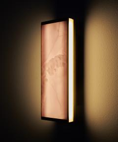  Matlight Milano Essential Italian Pink Onyx Wall Sconce Tech  - 3295673