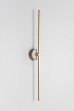  Matlight Milano Essential Italian Wall Sconce Grand Stick brass and Alabaster - 3302188