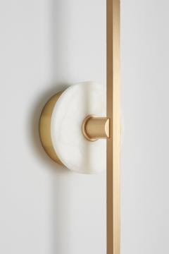  Matlight Milano Essential Italian Wall Sconce Stick Brass and Alabaster - 3286733