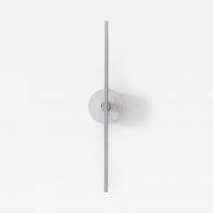  Matlight Milano Essential Italian Wall Sconce Stick Chrome and White Carrara Marble - 3285384