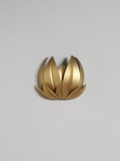  Matlight Milano Nature Inspired Satin Brass Wall Sconce Leaves by Doulers Architecture - 3320709