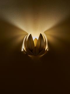  Matlight Milano Nature Inspired Satin Brass Wall Sconce Leaves by Doulers Architecture - 3320719