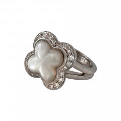  Mauboussin Mauboussin Paris Mother of Pearl and Diamond Ring - 2963359