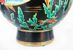  Maurice Paul Chevalier Maurice P Chevallier Longwy French Ceramic Neptune Vases 1950s - 3590110