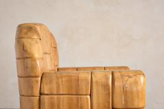  Mauro Mori Sculptural Oak Armchair by Mauro Mori - 4607420