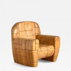  Mauro Mori Sculptural Oak Armchair by Mauro Mori - 4607912