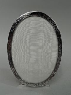  Mauser Mfg Co Lovely Antique American Edwardian Art Nouveau Oval Picture Frame - 3760353