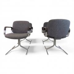  Mauser Waldeck Mauser Seat 150 4 piece set of dining conference chairs by Herbert Hirche 1970 - 4741549