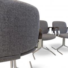  Mauser Waldeck Mauser Seat 150 4 piece set of dining conference chairs by Herbert Hirche 1970 - 4741551
