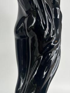  Max Le Verrier Large Art Deco Le Verrier Style Ceramic Table Lamps Frosted Glass Shades Pair - 4530041