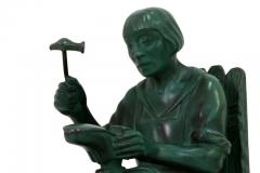  Max Le Verrier The Cobbler and the Nobleman vintage Art Deco Bookends by Max Le Verrier - 2985049