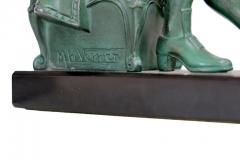  Max Le Verrier The Cobbler and the Nobleman vintage Art Deco Bookends by Max Le Verrier - 2985050
