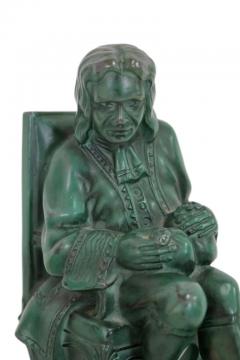  Max Le Verrier The Cobbler and the Nobleman vintage Art Deco Bookends by Max Le Verrier - 2985062