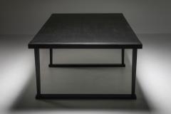  Maxalto Citterio black oak dining table Lucullo for Maxalto 2000s - 1911743