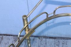  Maxwell Phillips 1950s Maxwell Phillips Signed Brass Bar Cart - 866461