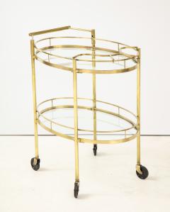  Maxwell Phillips Co 1950s Maxwell Phillips Solid Brass Signed Bart Cart - 1653982