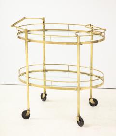  Maxwell Phillips Co 1950s Maxwell Phillips Solid Brass Signed Bart Cart - 1653986