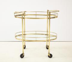  Maxwell Phillips Co 1950s Maxwell Phillips Solid Brass Signed Bart Cart - 1653989