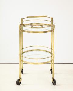  Maxwell Phillips Co 1950s Maxwell Phillips Solid Brass Signed Bart Cart - 1653992