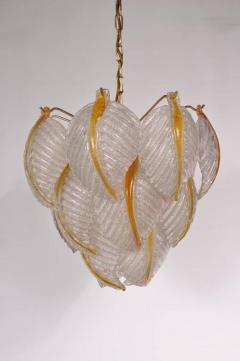 Mazzega Murano 1960s Murano Glass Ceiling Lamp By Mazzega Italy