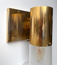  Mazzega Murano Brass Sconce Murano Glass by Aldo Nason for Mazzega Italy 1970s - 4370758