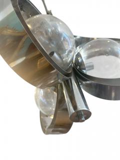  Mazzega Murano Chrome and Murano Glass chandelier by Mazzega - 4423017