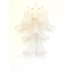 Mazzega Murano Contemporary Frosted Selle Murano Glass Wall Sconce in Mazzega Style - 4735705