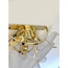  Mazzega Murano Contemporary Frosted Selle Murano Glass Wall Sconce in Mazzega Style - 4735706