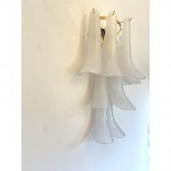  Mazzega Murano Contemporary Frosted Selle Murano Glass Wall Sconce in Mazzega Style - 4735709