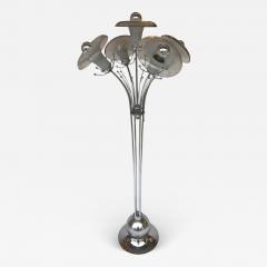  Mazzega Murano Floor Lamp Flower Murano Glass and Metal Italy 1970s - 531343