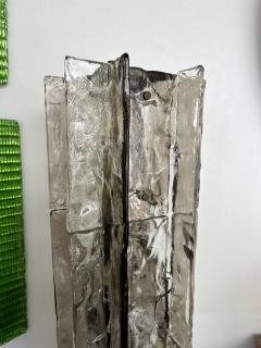  Mazzega Murano Floor Lamp LT379 Murano Glass and Brass by Carlo Nason for Mazzega Italy 1970s - 4025622