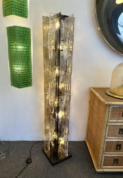  Mazzega Murano Floor Lamp LT379 Murano Glass and Brass by Carlo Nason for Mazzega Italy 1970s - 4025625