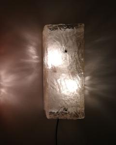  Mazzega Murano Four 1970s large Wall Lights by Mazzega - 380832