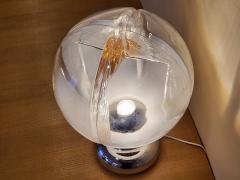  Mazzega Murano Handblown Murano Glass Sphere Table Lamp for Mazzega - 3029626
