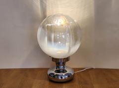  Mazzega Murano Handblown Murano Glass Sphere Table Lamp for Mazzega - 3029629