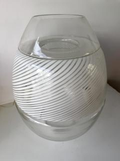  Mazzega Murano LT 353 Egg Lamp Vase Murano Glass by Mazzega Italy 1970s - 4553672