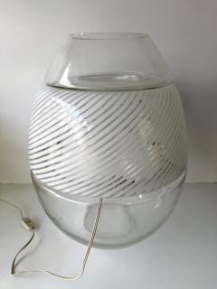  Mazzega Murano LT 353 Egg Lamp Vase Murano Glass by Mazzega Italy 1970s - 4553678