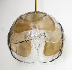  Mazzega Murano Large Three Glass Panel Pendant light by Mazzega - 938917