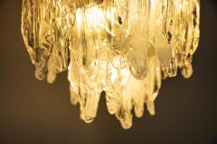  Mazzega Murano Mazzega Chandelier in Ghiaccio Murano Glass Italy 1950s - 3736274