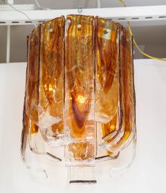  Mazzega Murano Mazzega Clear Amber Flush Mount - 756190