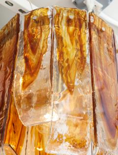  Mazzega Murano Mazzega Clear Amber Flush Mount - 756194