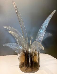  Mazzega Murano Mazzega Lampara LT 365 da tavolo Table Lamp Sculpture Circa 1970 - 4157209